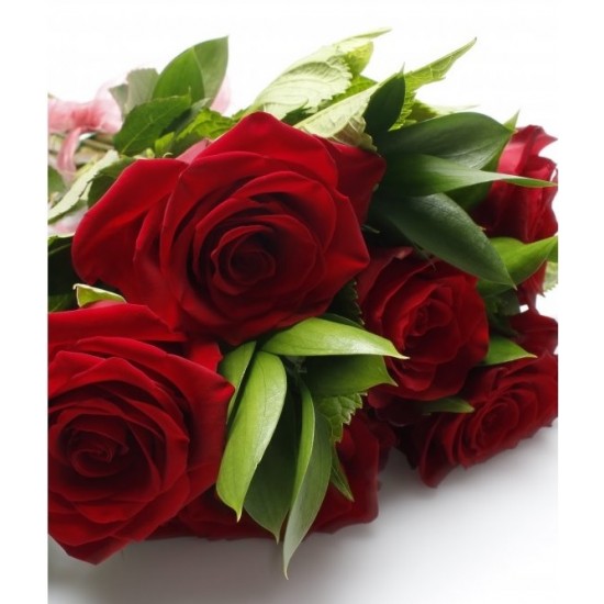 12pcs RED Roses Valentine Bouquet